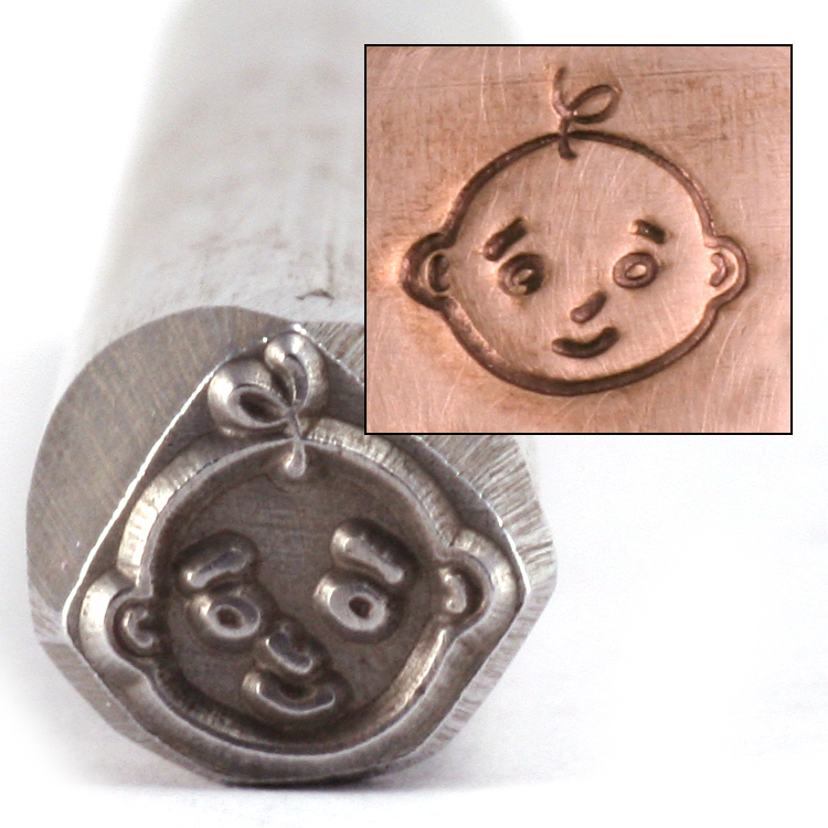Metal Stamping Tools Baby Head Design Stamp