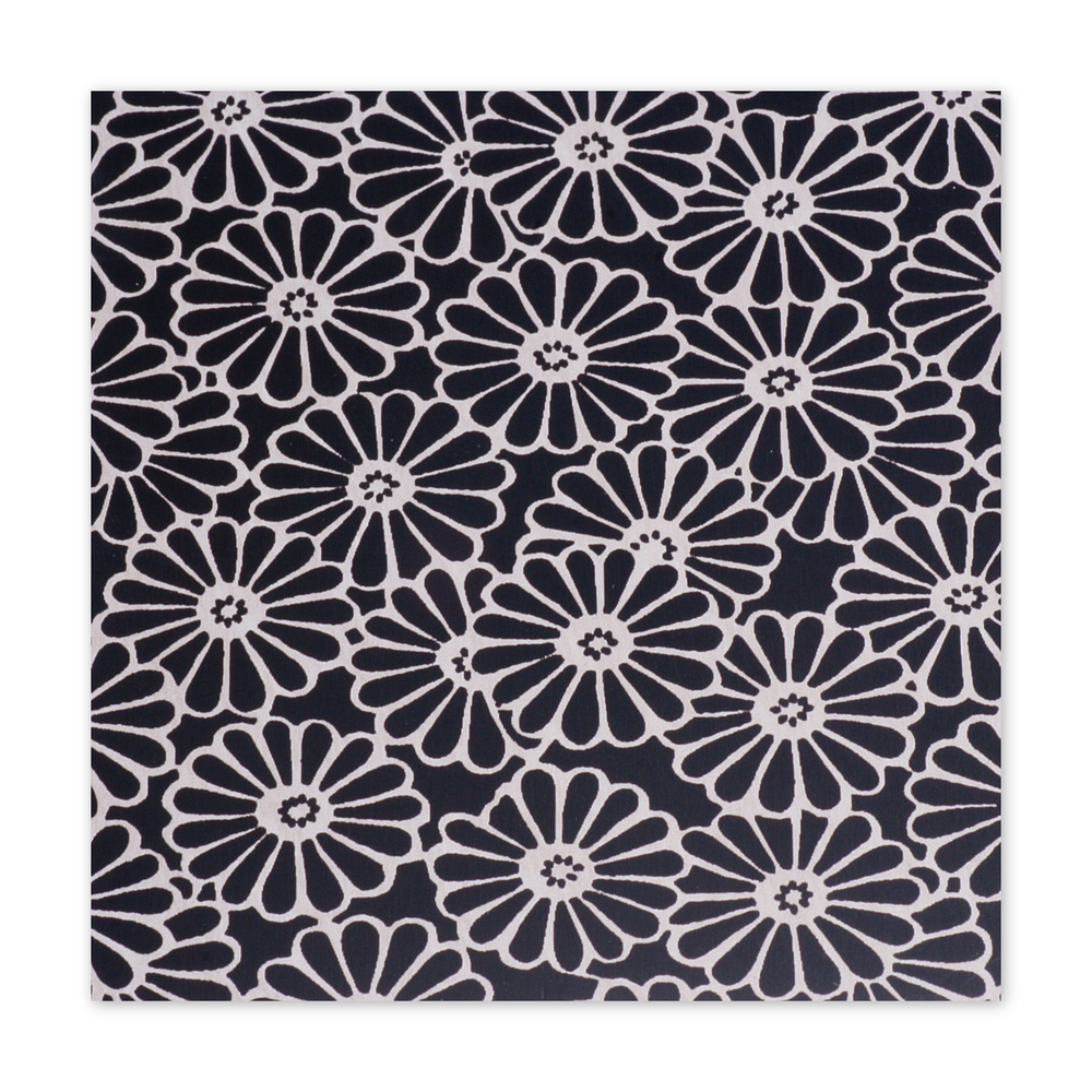 Anodized Aluminum Sheet, 3" X 3", 22g, Design B - BLACK