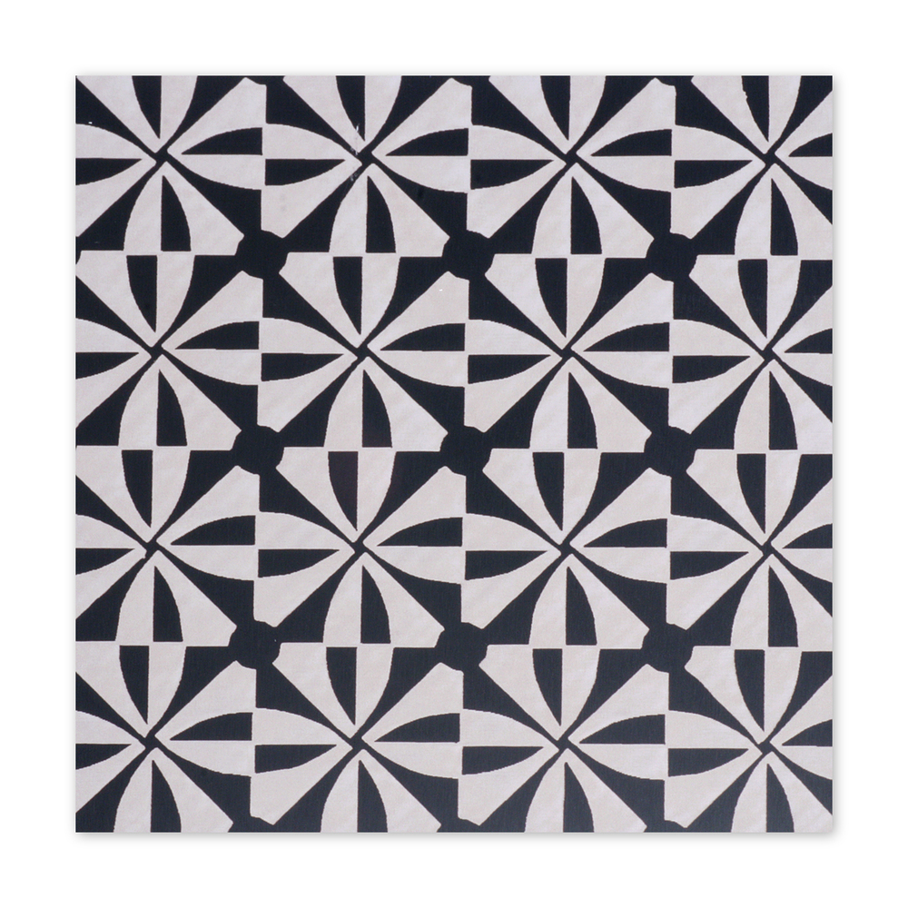 Anodized Aluminum Sheet, 3" X 3", 22g, Design N - BLACK