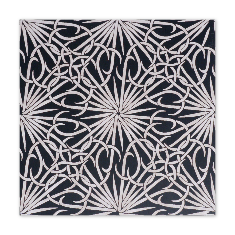 Anodized Aluminum Sheet, 3" X 3", 22g, Design R - BLACK