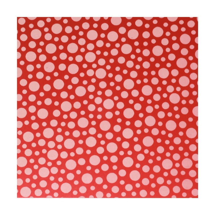 Anodized Aluminum Sheet, 3" X 3", 22g, Design T - Red
