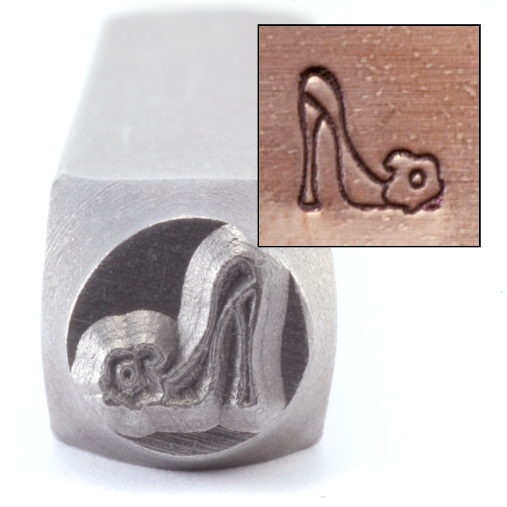 Metal Stamping Tools High Heeled Shoe Design Stamp