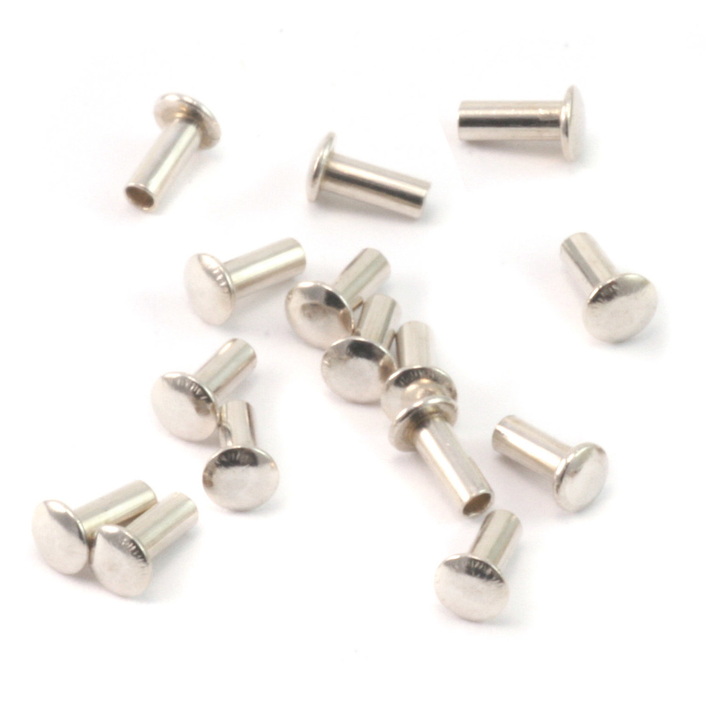 Rivets, Findings & Stringing Sterling Silver Hollow 1/16" Rivets, 5/32" Long