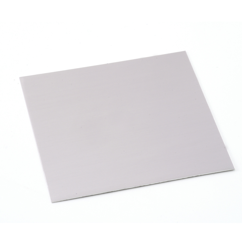 Anodized Aluminum Sheet, 3" X 3", 24g, Grey