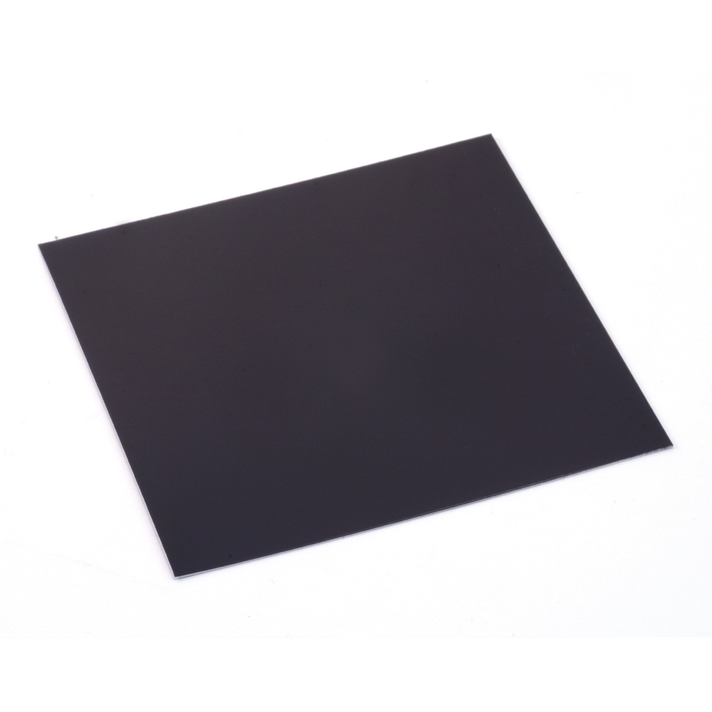 Wire & Sheet Metal Anodized Aluminum Sheet, 3" X 3", 24g, Black