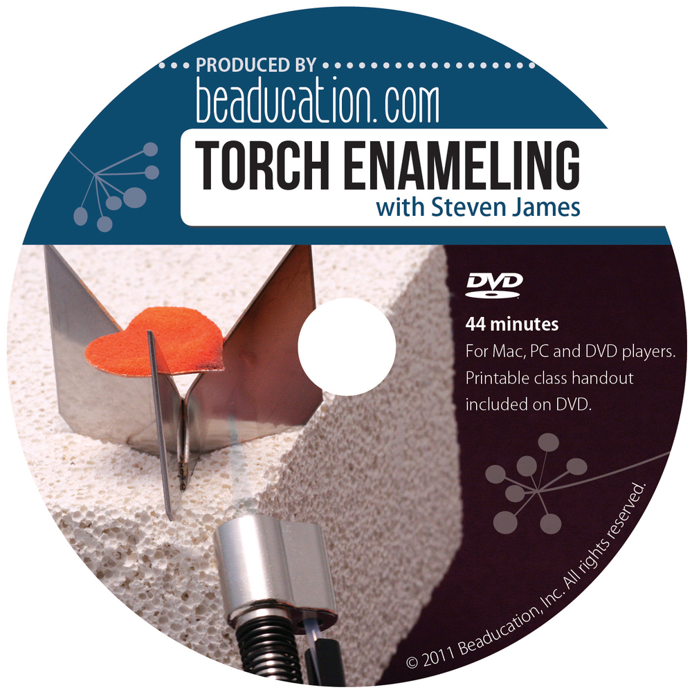 Enamel & Mixed Media Torch Enameling DVD with Steven James