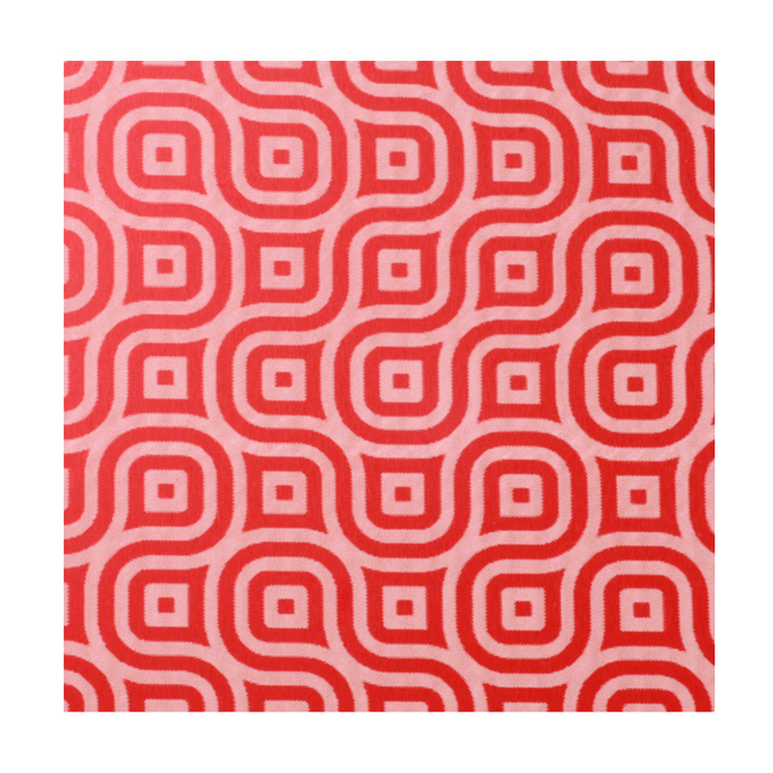 Anodized Aluminum Sheet, 3" X 3", 22g, Design K - RED