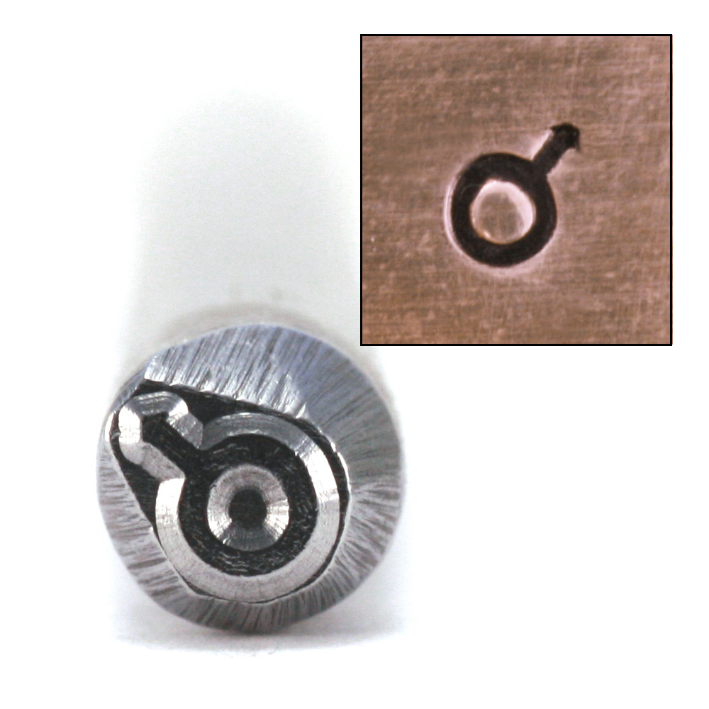 Metal Stamping Tools "Male" Symbol Design Stamp