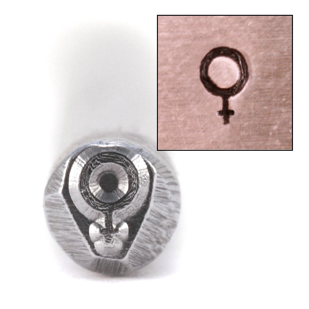 Metal Stamping Tools "Female" Symbol Design Stamp