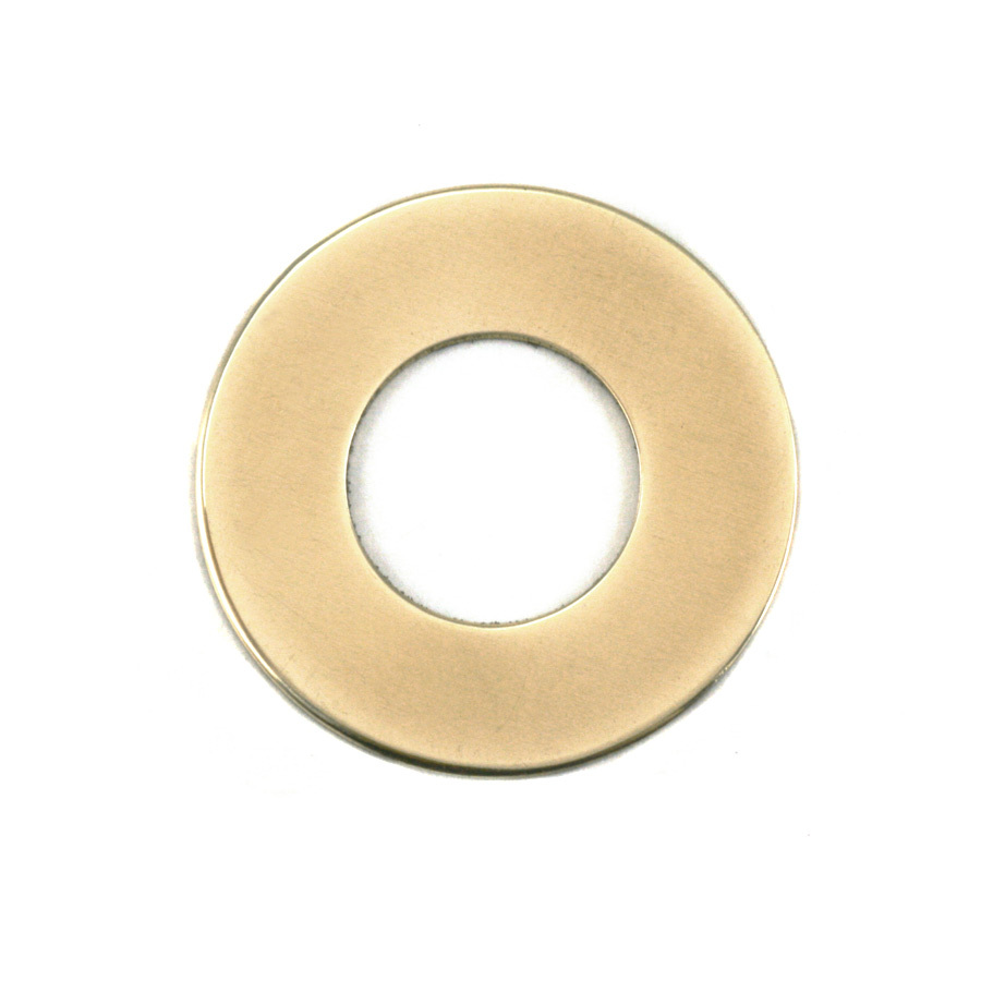Metal Stamping Blanks Brass Washer, 25mm (1"), 13mm (.5") ID, 24g