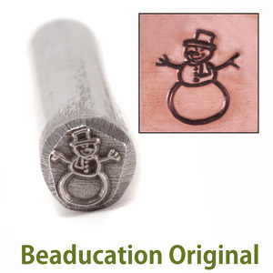 Metal Stamping Tools Snowman Design Stamp- Beaducation Original