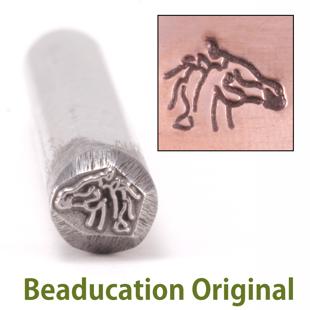 Metal Stamping Tools Horse Design Stamp- Beaducation Original