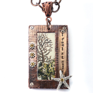 Frame It, Stamped & Riveted Pendant Online Class w/Tracy Stanley