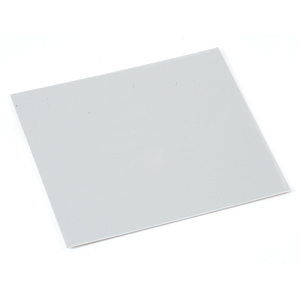 Wire & Sheet Metal Anodized Aluminum Sheet, 3" X 3", 24g, Silver