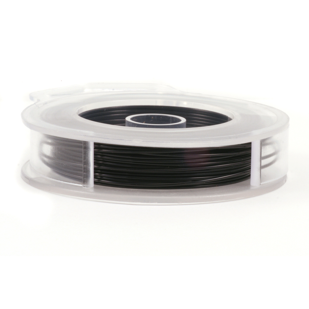Wire & Sheet Metal Artistic Wire, Black 60ft, 24g