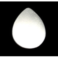 Metal Stamping Blanks Sterling Silver Large Teardrop (23mm x 29mm), 24g
