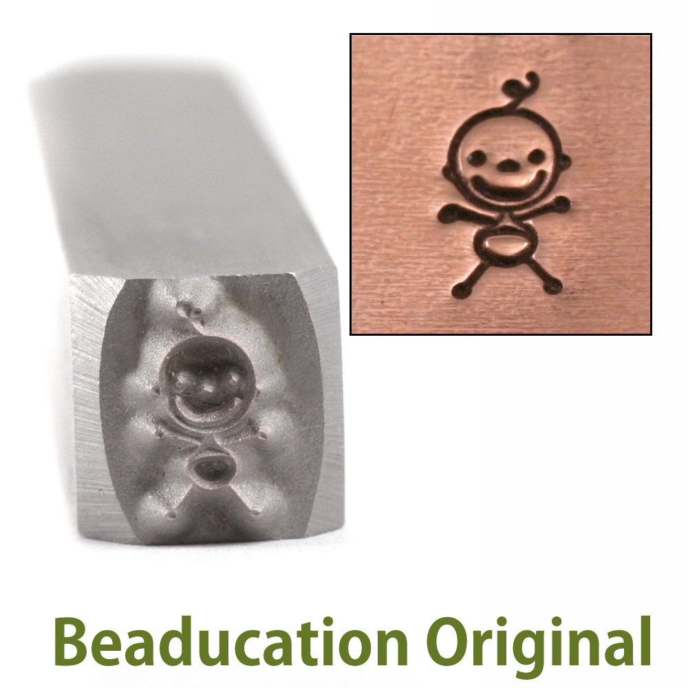 Metal Stamping Tools Baby Stick Figure Design Stamp- Beaducation Original