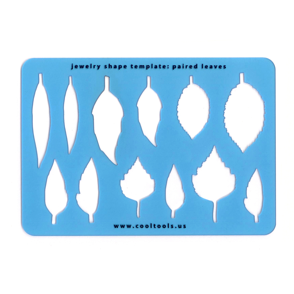 Paired Leaves - Template or Stencil