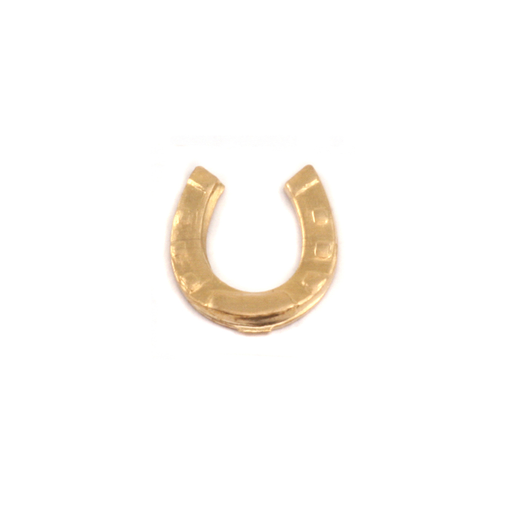 Charms & Solderable Accents Brass Horseshoe Solderable Accent, 24g - Pack of 5