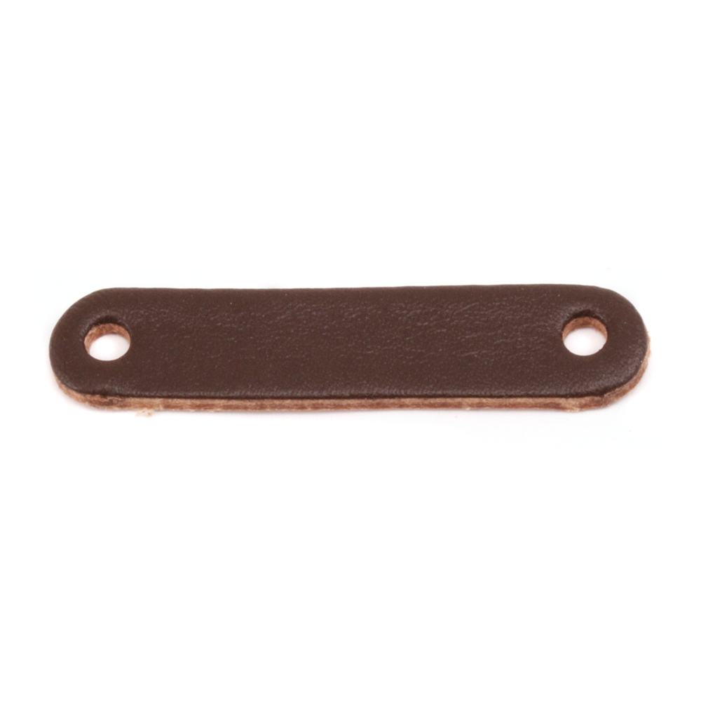 Leather & Faux Leather Leather Bracelet Blank 1/2" x 2 1/4" Brown