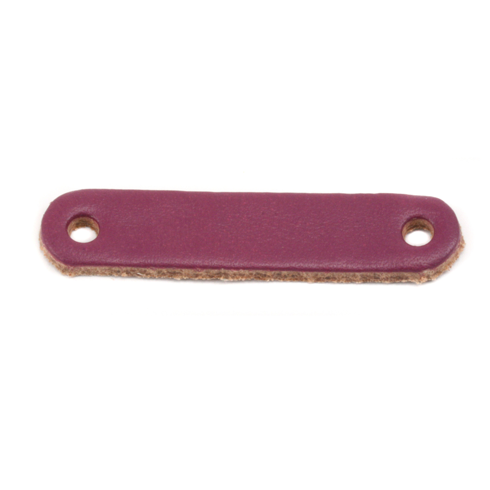 Leather Leather Bracelet Blank 1/2" x 2 1/4" Purple