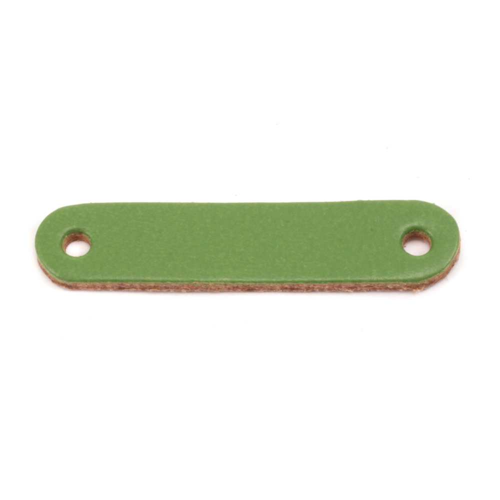 Leather Leather Bracelet Blank 1/2" x 2 1/4" Olive