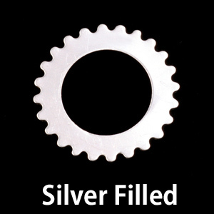 Metal Stamping Blanks Silver Filled Large Open Cog, 24g