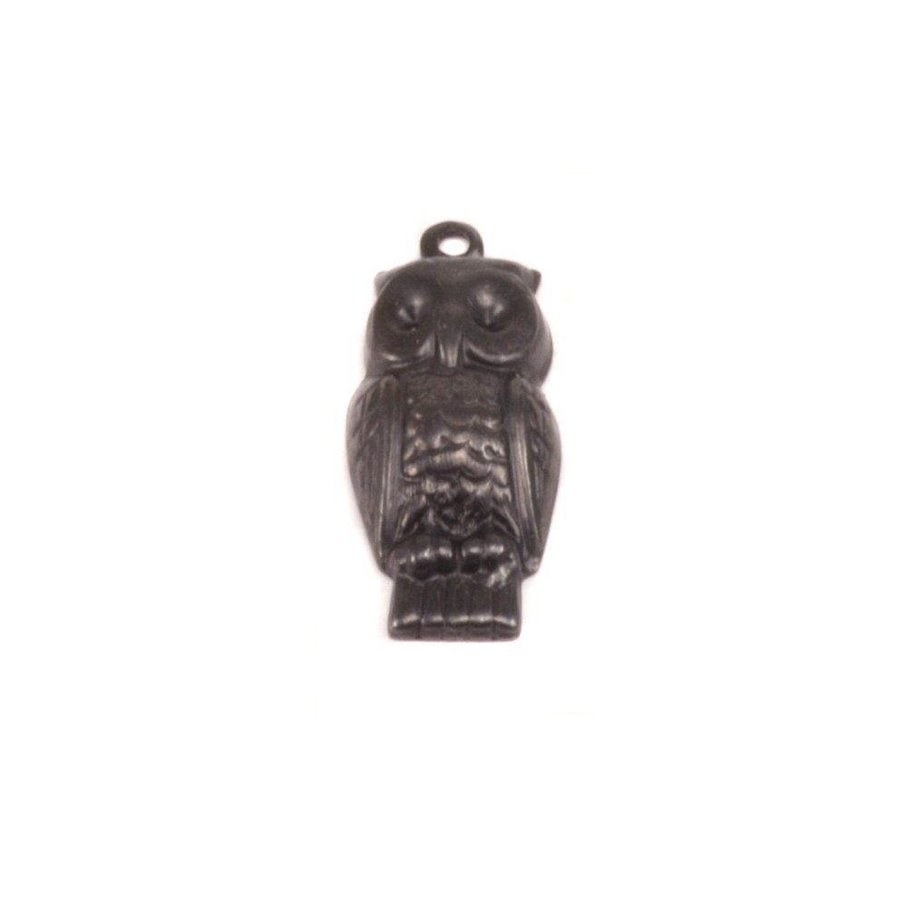 Charms & Solderable Accents Arte Metal Perching Owl Pendant