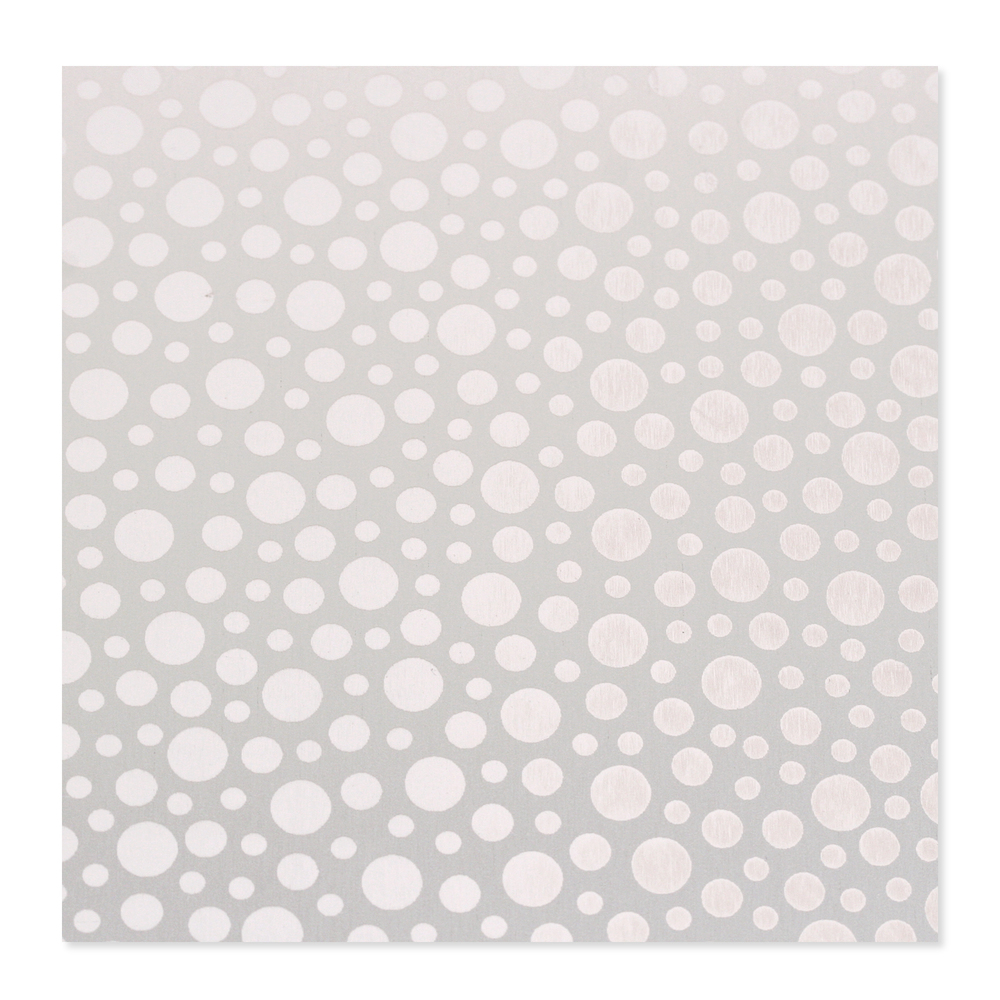 Anodized Aluminum 22g 3x3 Sheet, Design T, Silver