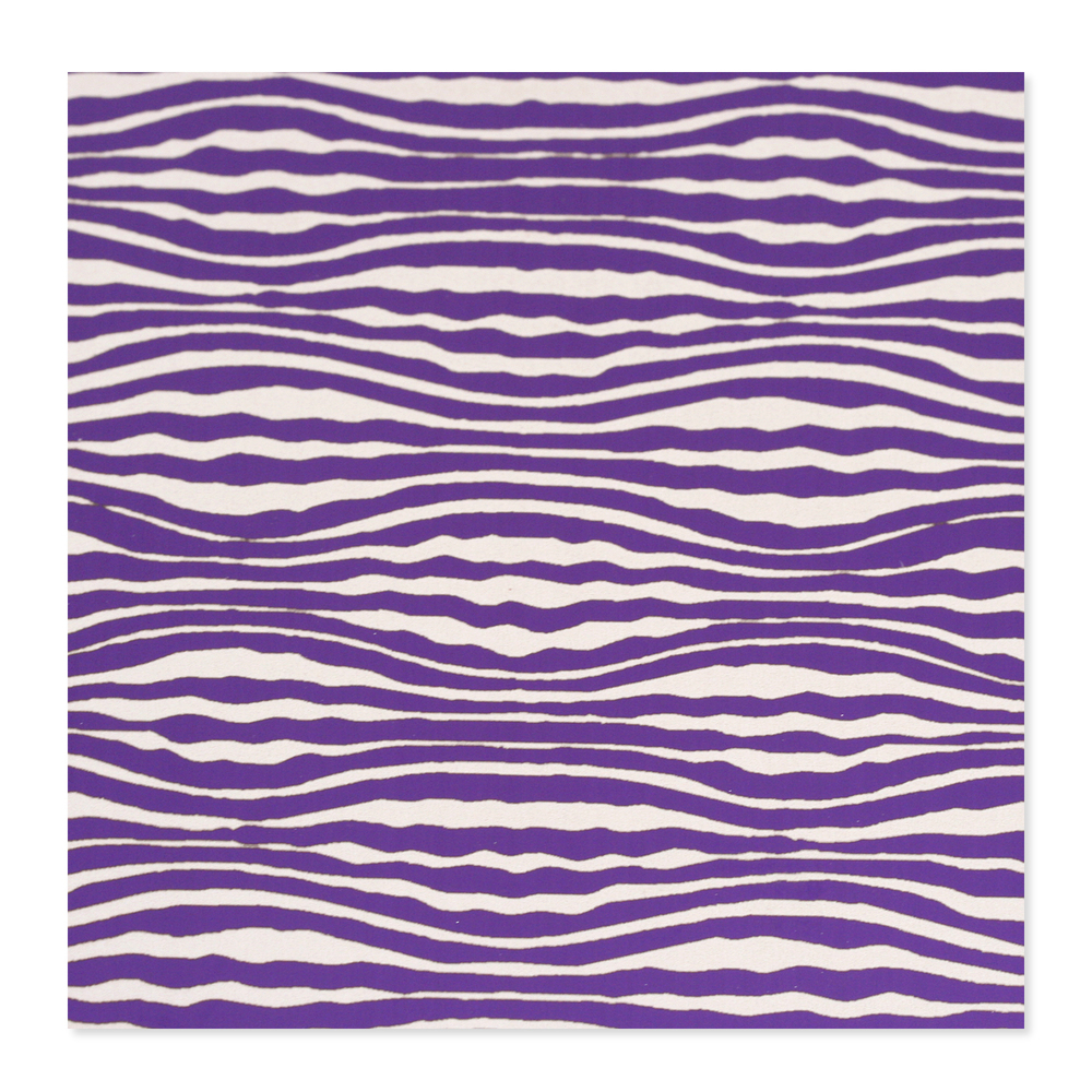 Anodized Aluminum 24g 3x3 Sheet, Design W, Purple