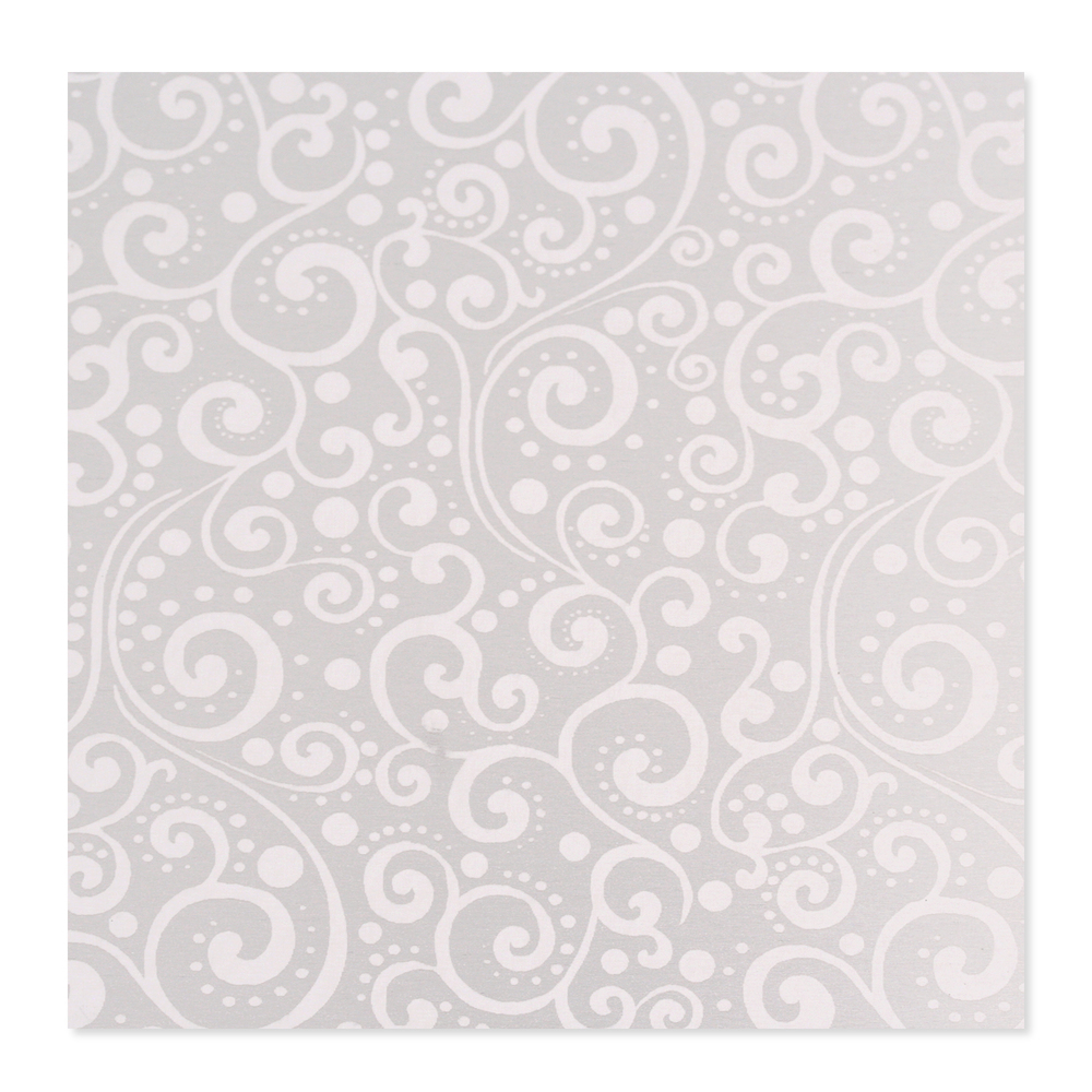 Anodized Aluminum 22g 3x3 Sheet, Design X, Silver