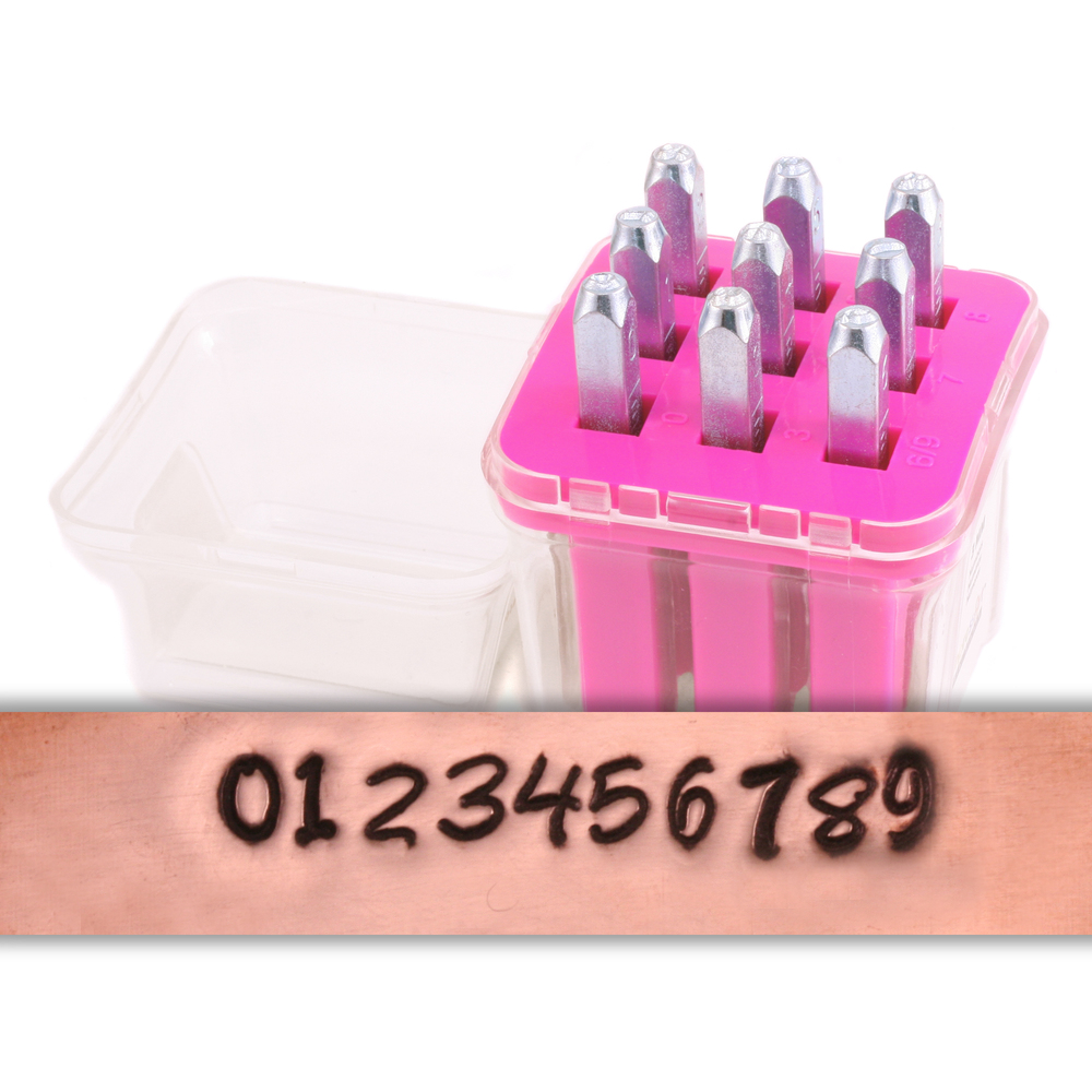 Metal Stamping Tools ImpressArt Bridgette Number Set 1/8" (3mm)