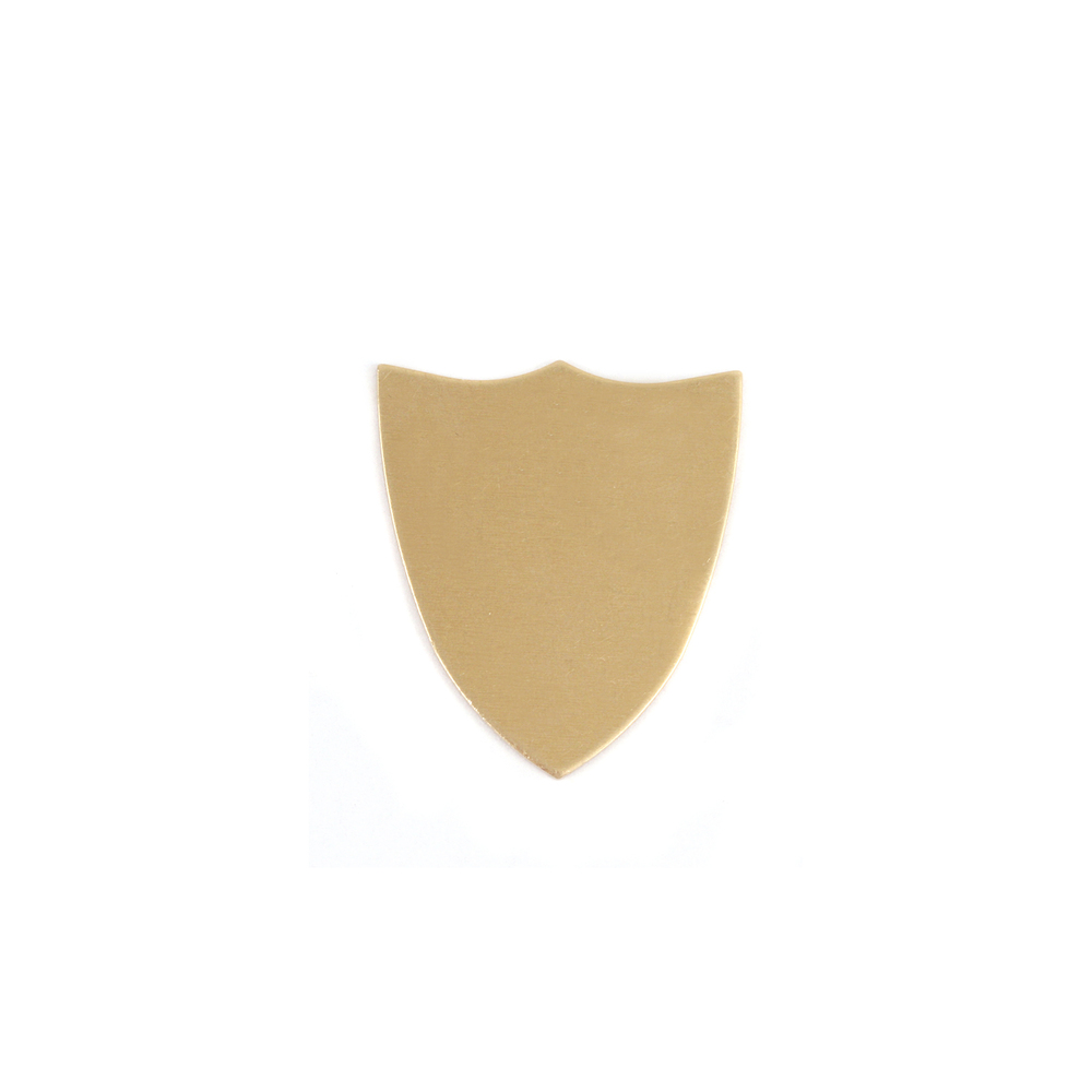 Metal Stamping Blanks Brass Shield, 24g
