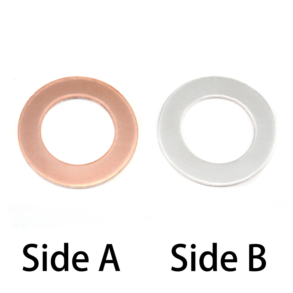 Metal Stamping Blanks Single Clad 1" Washer, 5/8" ID, 18g