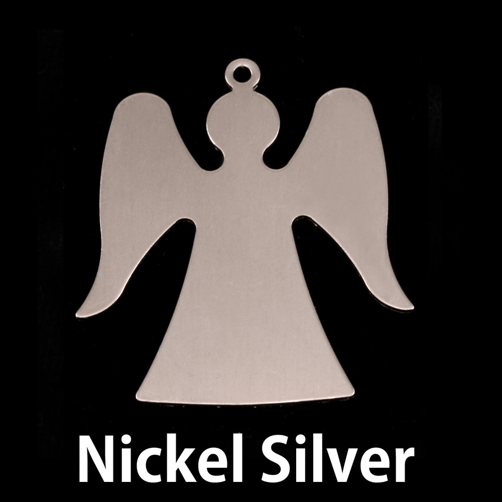 Metal Stamping Blanks Nickel Silver Angel, 24g