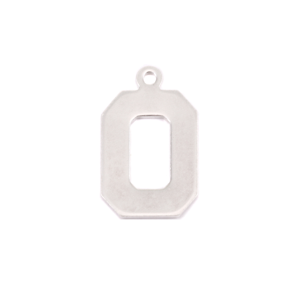 Metal Stamping Blanks Sterling Silver Letter O, 20g