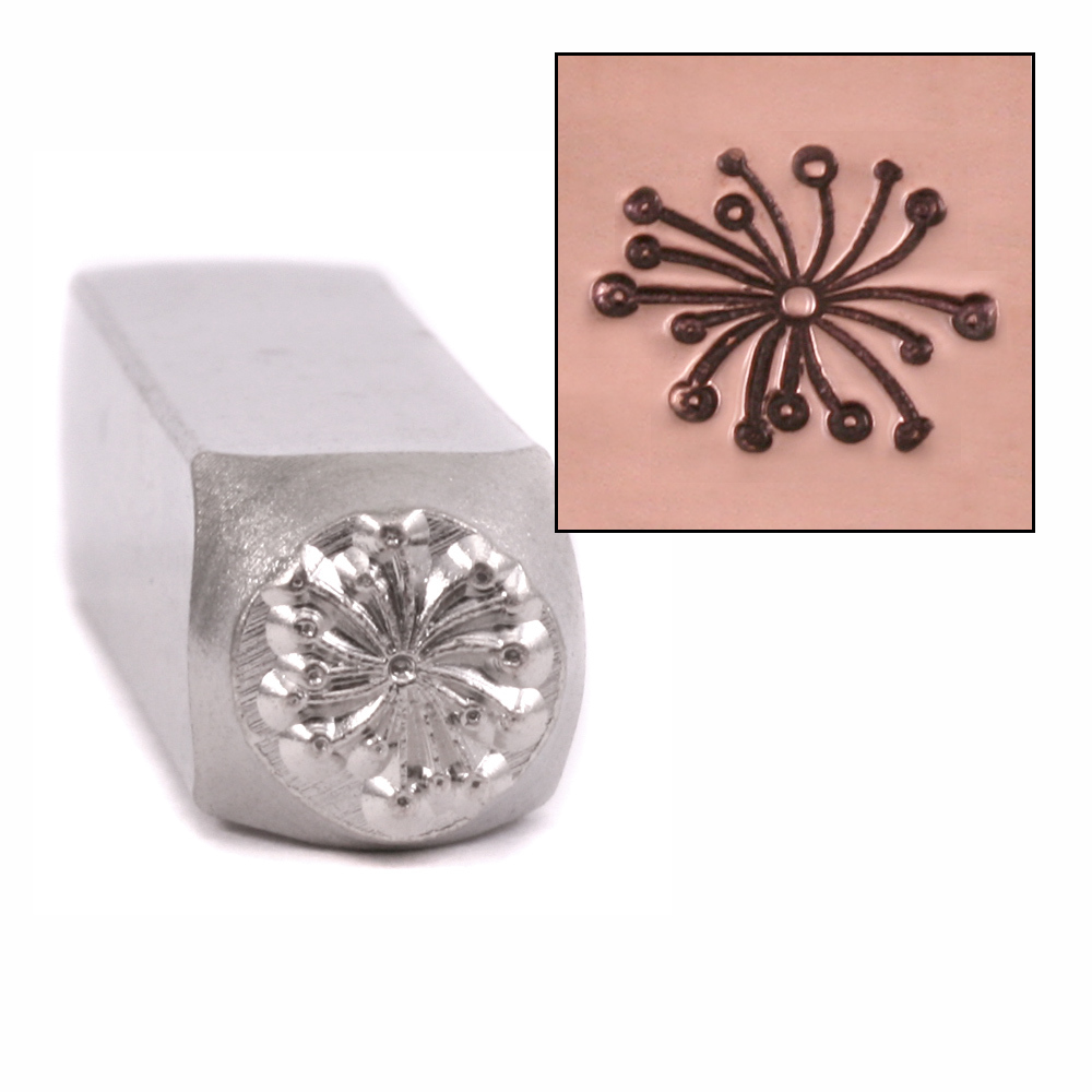 Metal Stamping Tools Fireworks Metal Design Stamp 9.5mm by ImpressArt