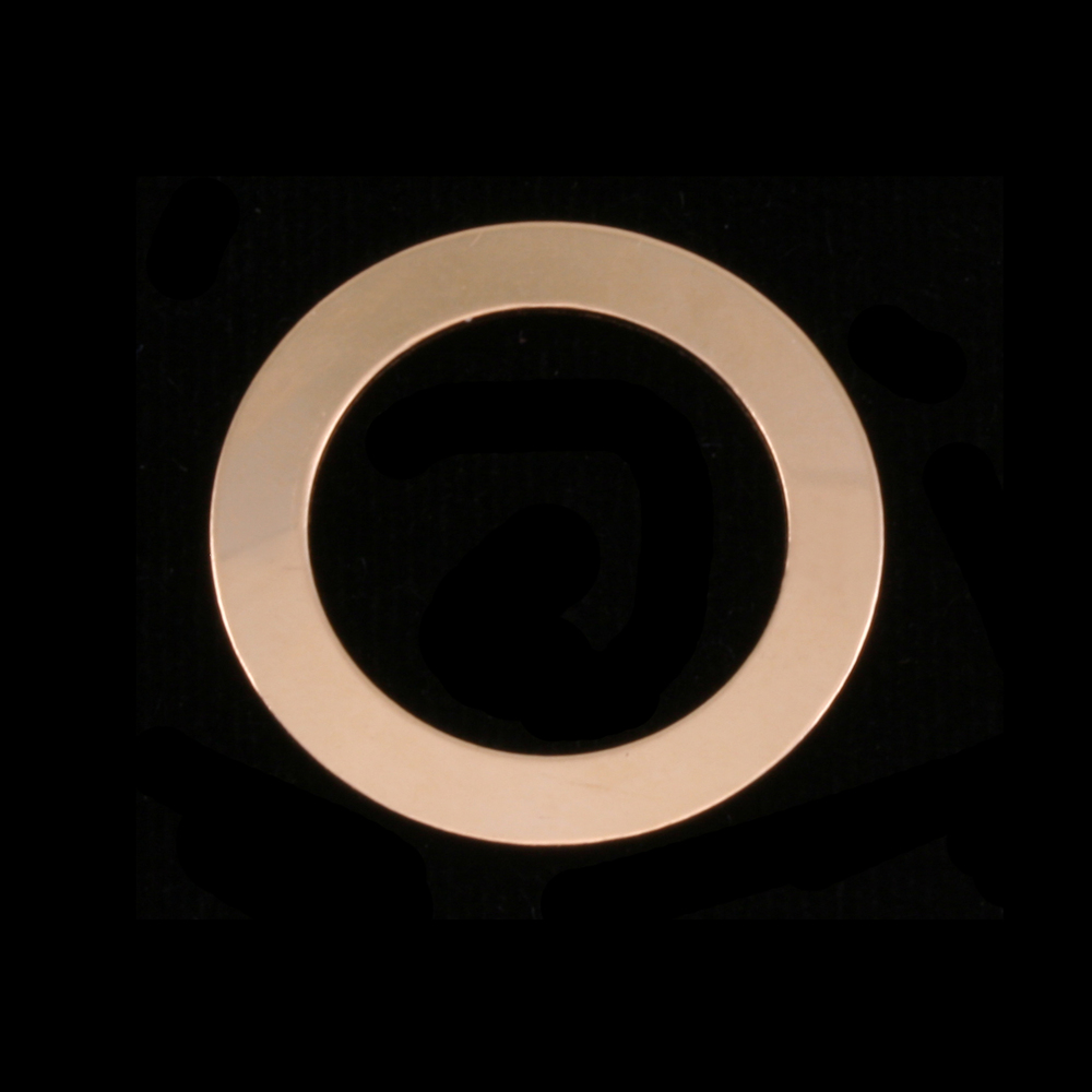 Metal Stamping Blanks Gold Filled 7/8" Washer, 5/8" ID, 24g