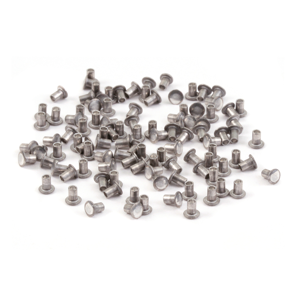 Rivets and Findings Aluminum Hollow 1/16" Rivets, 3/32" Long