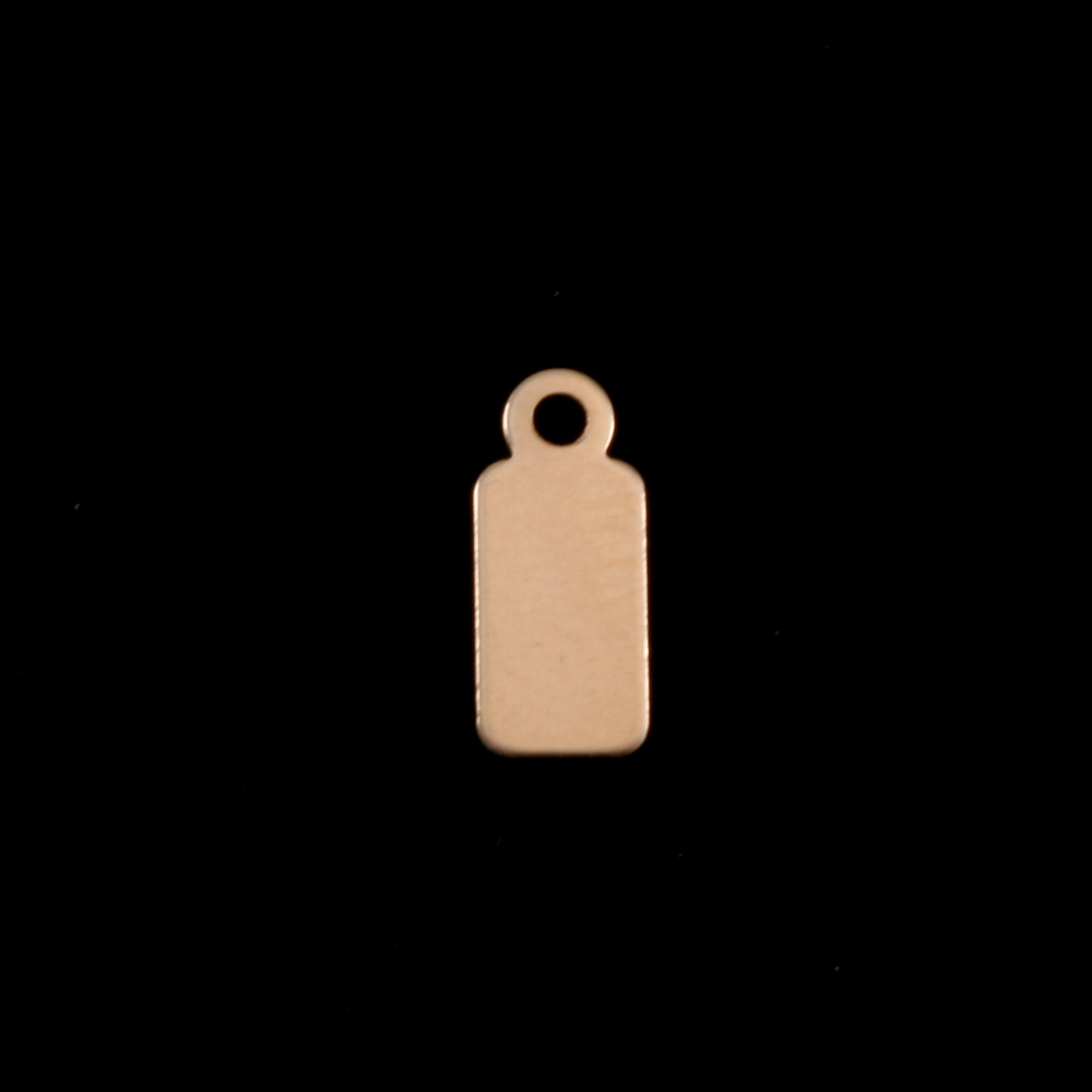 Metal Stamping Blanks Gold Filled Tiny Tags, 24g