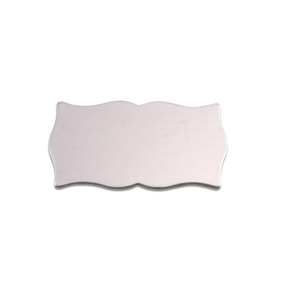 Metal Stamping Blanks Aluminum Small Scholarly Plaque, 18g