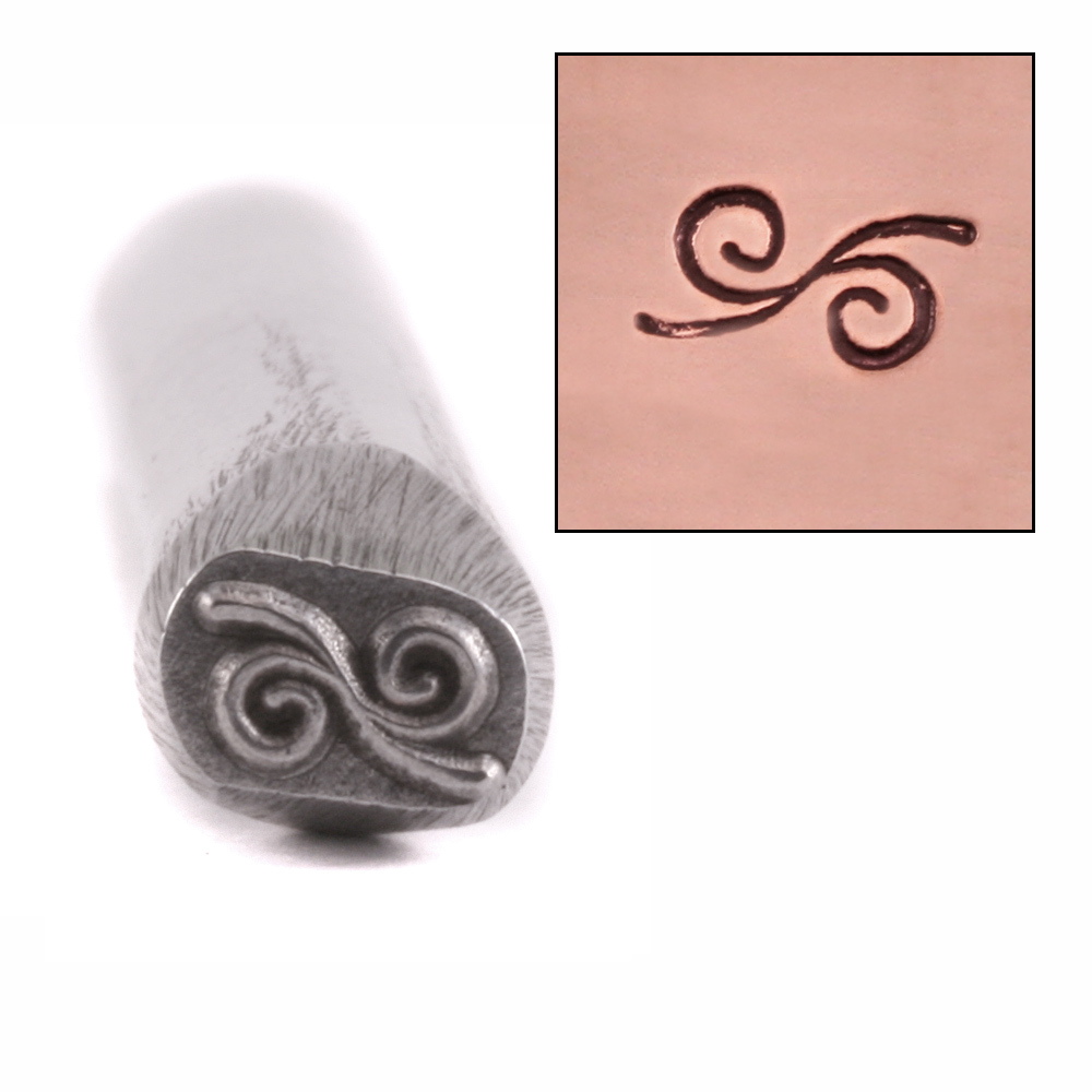 Metal Stamping Tools Swirl Metal Design Stamp