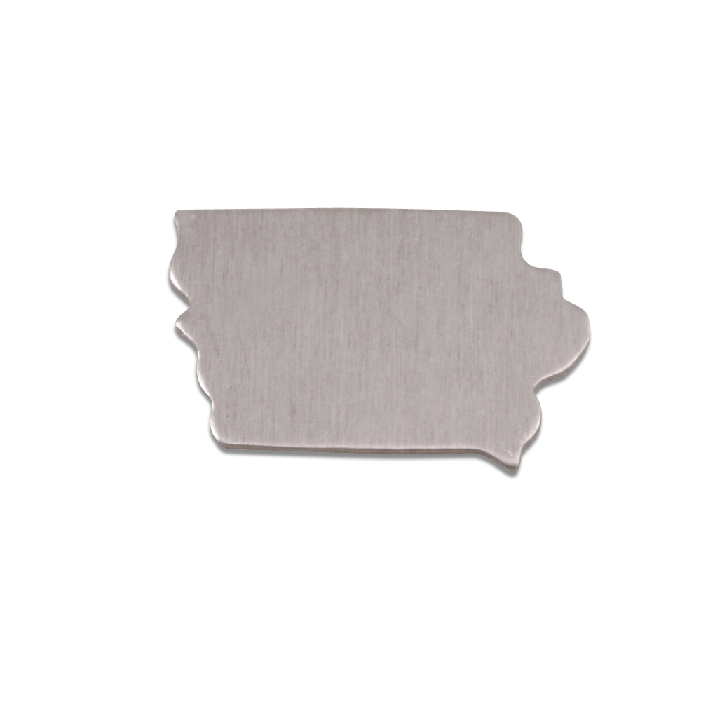 Metal Stamping Blanks Aluminum Iowa State Blank, 18g