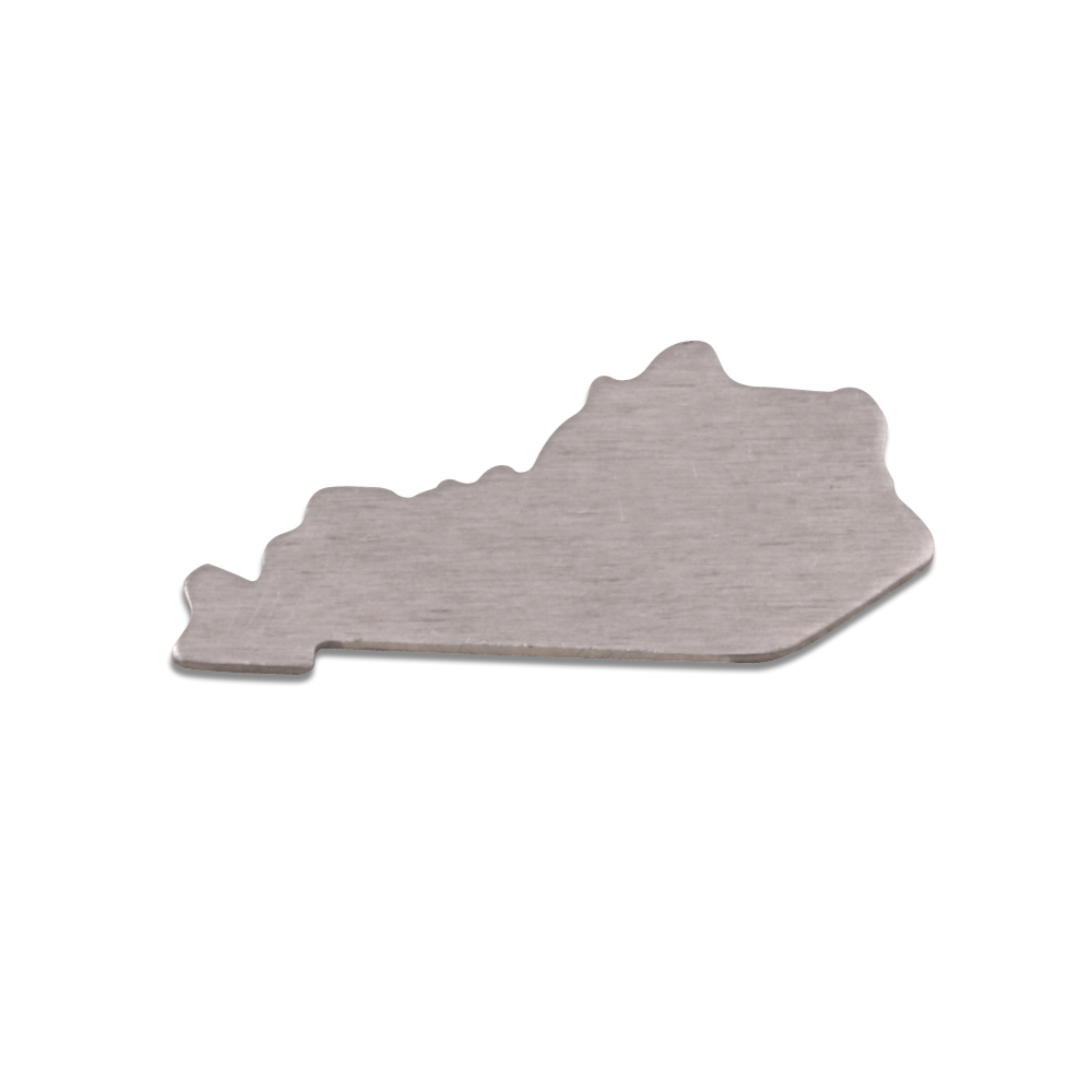 Metal Stamping Blanks Aluminum Kentucky State Blank, 18g