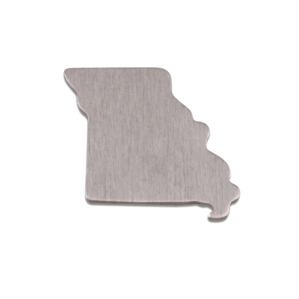Metal Stamping Blanks Aluminum Missouri State Blank, 18g