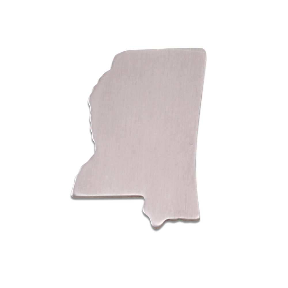 Metal Stamping Blanks Aluminum Mississippi State Blank, 18g