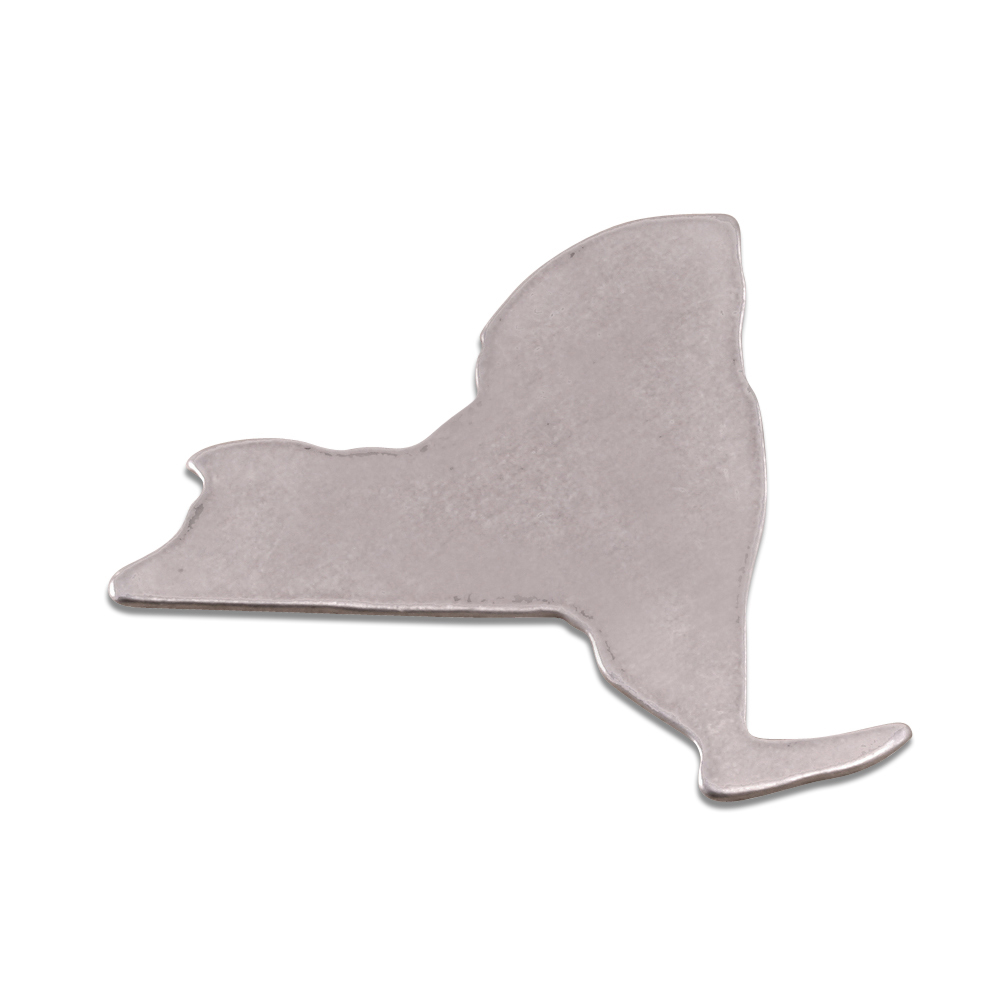 Metal Stamping Blanks Aluminum New York State Blank, 18g