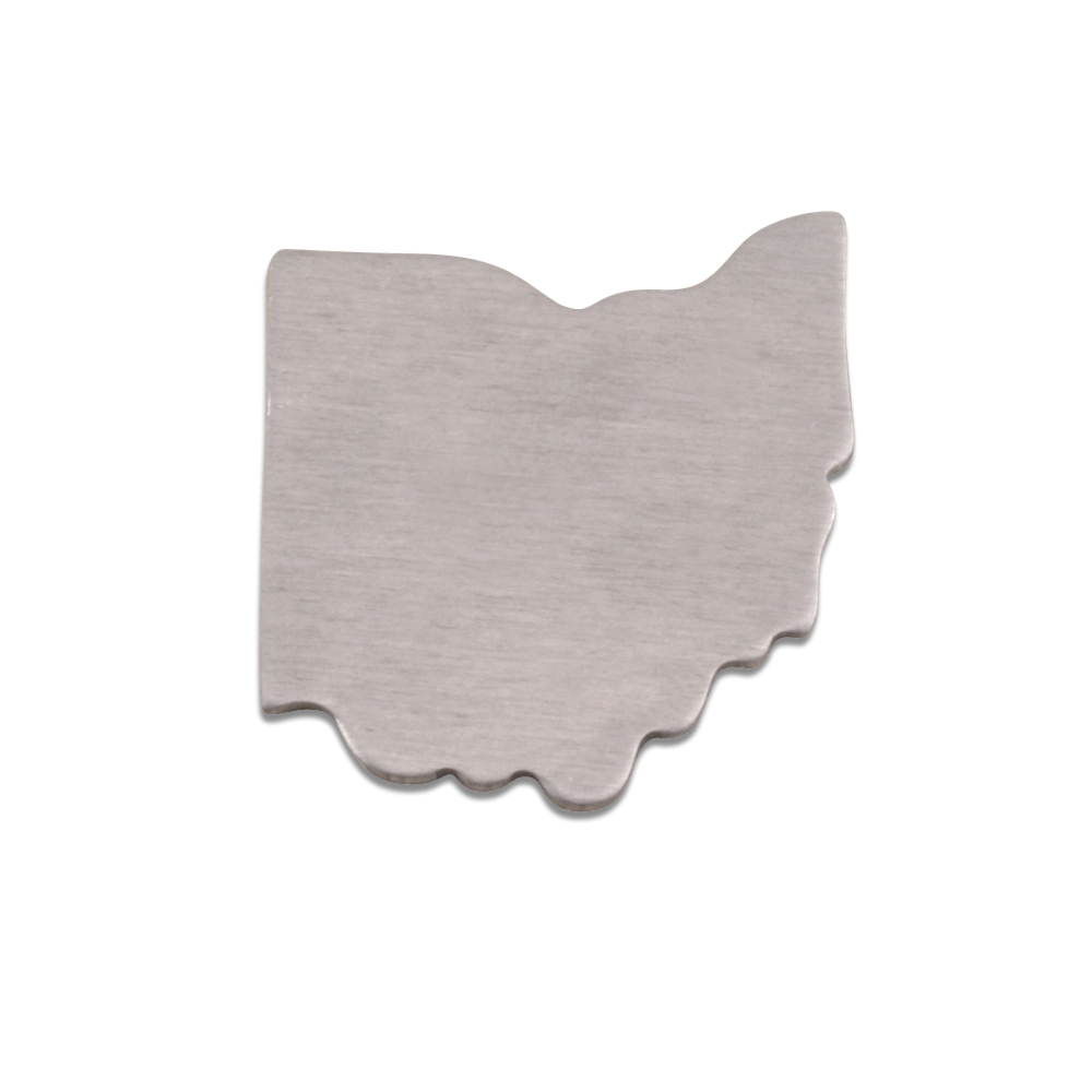 Metal Stamping Blanks Aluminum Ohio State Blank, 18g
