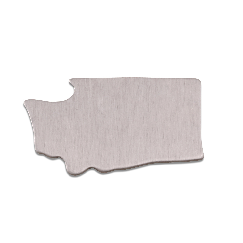Metal Stamping Blanks Aluminum Washington State Blank, 18g