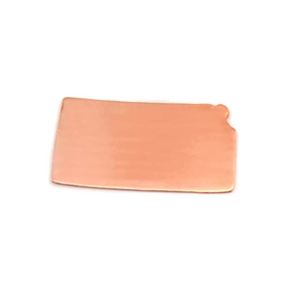 Metal Stamping Blanks Copper Kansas State Blank, 24g